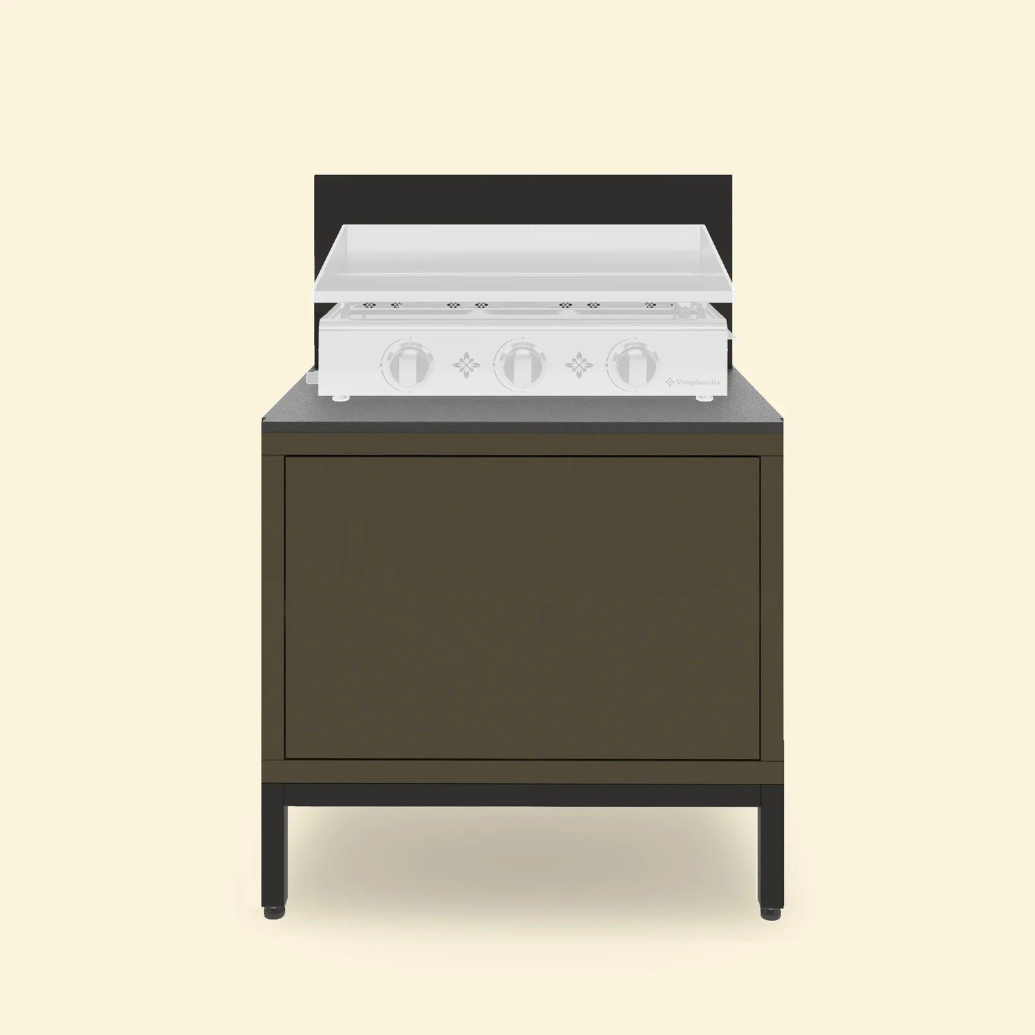 Móvel para plancha de cozinha exterior PILOTIS